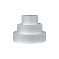 Stiroporna torta, krog, 10 / 15 / 20 cm, skupna višina 15 cm