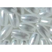 Voščene olive, 4 x 8 mm, bele, 100 kosov