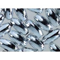 Voščene olive, 4 x 8 mm, srebrne, 40 kosov