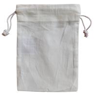 Vreča iz bombaža z vrvico, 10 x 15 cm