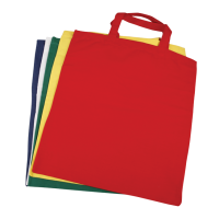 Vrečka iz bombaža, 38 x 42 cm, mešane barve, 5 kosov