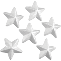 Zvezda iz stiropora, 50 mm, 6 kosov