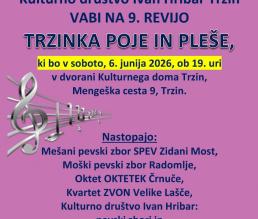 9. revija TRZINKA POJE IN PLEŠE
