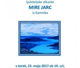 Odprtje razstave ljubiteljske slikarke Mire Jarc