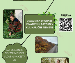 Delavnica uporabe invazivnih rastlin v kulinarične namene