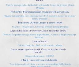 Dan zdravja in gibanja v Domžalah