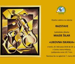 Odprtje razstave Majde Šilar: Likovna iskanja