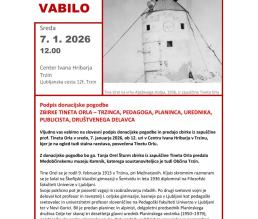 Podpis donacijske pogodbe in predaja zbirke Tineta Orla