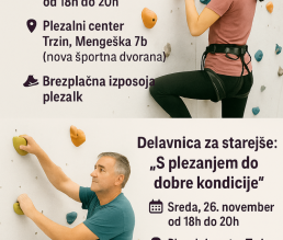 Delavnica za starejše: S plezanjem do dobre kondicije