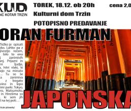 Potopisno predavanje: Zoran Furman: JAPONSKA