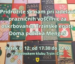 Izdelovanje prazničnih voščilnic