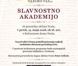 Slavnostna akademija ob prazniku Občine Trzin