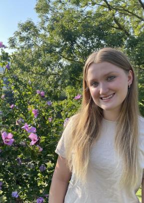 Kristina Ferlan najdaljše počitnice preživlja na morju, kjer si nabira energijo za novo študijsko leto. Foto: osebni arhiv