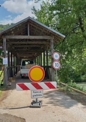 Obnovljen most v Žabji vasi Foto: Jure Ferlan