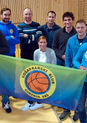 Novi upravni odbor Košarkarskega kluba Gorenja vas Foto: Eva Klemenčič