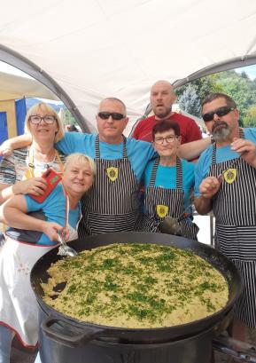 Na Svetovnem festivalu praženega krompirja na Bledu FOTO: ARHIV DRUŠTVA