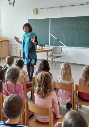 Obisk Anje Štefan FOTO: ARHIV VRTCA