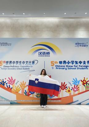 Lučka Ficko je s svojim znanjem in ponosom zastopala Slovenijo. FOTO: OSEBNI ARHIV