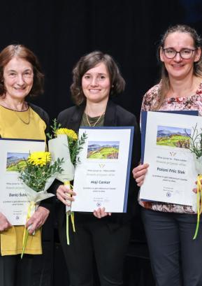 Danica Šubic, Maja Cankar in Polona Frlic Slak FOTO: TINA DOKL