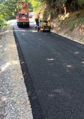 Obnova cest v KS Sovodenj FOTO: ARHIV KS SOVODENJ