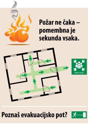 Oktober – mesec požarne varnosti