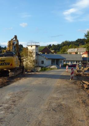 Rekonstrukcijska dela na cesti v Lučinah so se začela