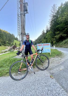 Urbana je ob prihodu domov pričakal transparent. FOTO: OSEBNI ARHIV