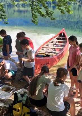 Tabor za nadarjene učence v Bohinju FOTO: ARHIV ŠOLE