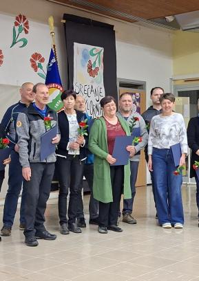 Letošnji prejemniki priznanj Planinske zveze Slovenije FOTO: MATEJ ZAJC
