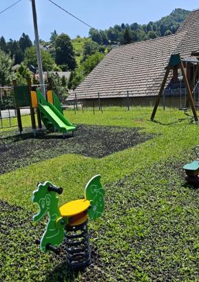 Novo otroško igrišče v Lučinah FOTO: ARHIV OBČINE