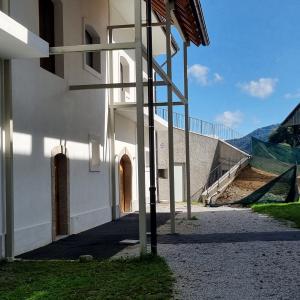 Končuje se tudi popoplavna obnova Dvorca Visoko. FOTO: MATEJA RANT