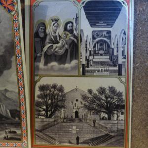 Nekatere podobice so stare več kot sto let. Ta na fotografiji prikazuje še staro cerkev na Sveti Gori pri Gorici, ki je bila porušena med prvo svetovno vojno. FOTO: JURE FERLAN