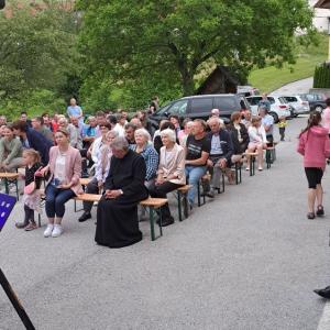 Prireditev ob dnevu državnosti v Javorjah FOTO: PETER PETERNEL