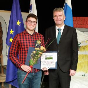 Rožle Reven, prejemnik županovega priznanja  Foto: Vito Debelak za arhiv občine