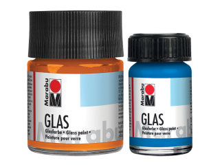 Obstojne prosojne barve za steklo na vodni osnovi