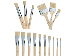 Ploščati trši ščetinasti čopiči