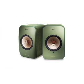 KEF LSX Wireless zvočniki zelena