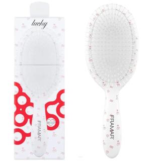 krtača FRR Detangle Brush - Lucky (bela)