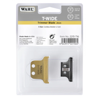 rezilna glava WAH Detailer Wide - Gold