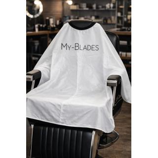 ogrinjalo MYB Barber Cape - bele barve