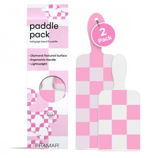 podloga FRR set - Checkered - Pink-White