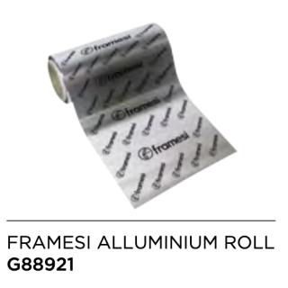 folija FRA alu- potiskana z logo Framesi