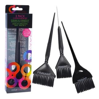 čopič FRR barvanje, set - 3 kosi, črni