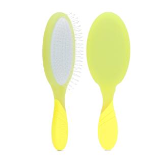 Profesionalna krtača za razpletanje las v neonsko rumeni barvi wet brush