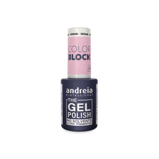 THE GEL POLISH CB1 Baby pink with blue shimmer - 2