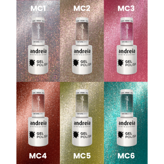 Andreia Professional Meowgic kolekcija – gel laki s cat eye efektom