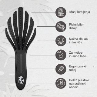 WET BRUSH GO GREEN CURL DETANGLER - BLACK - 2