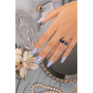 GEL POLISH ID6 Blue Sky With Silver Shimmer - 3