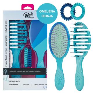 Wet Brush Pro Detangler Color Me Happy Kit - 2