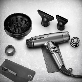 GA.MA iQ Lite profesionalni sušilnik za lase – komplet pripomočkov